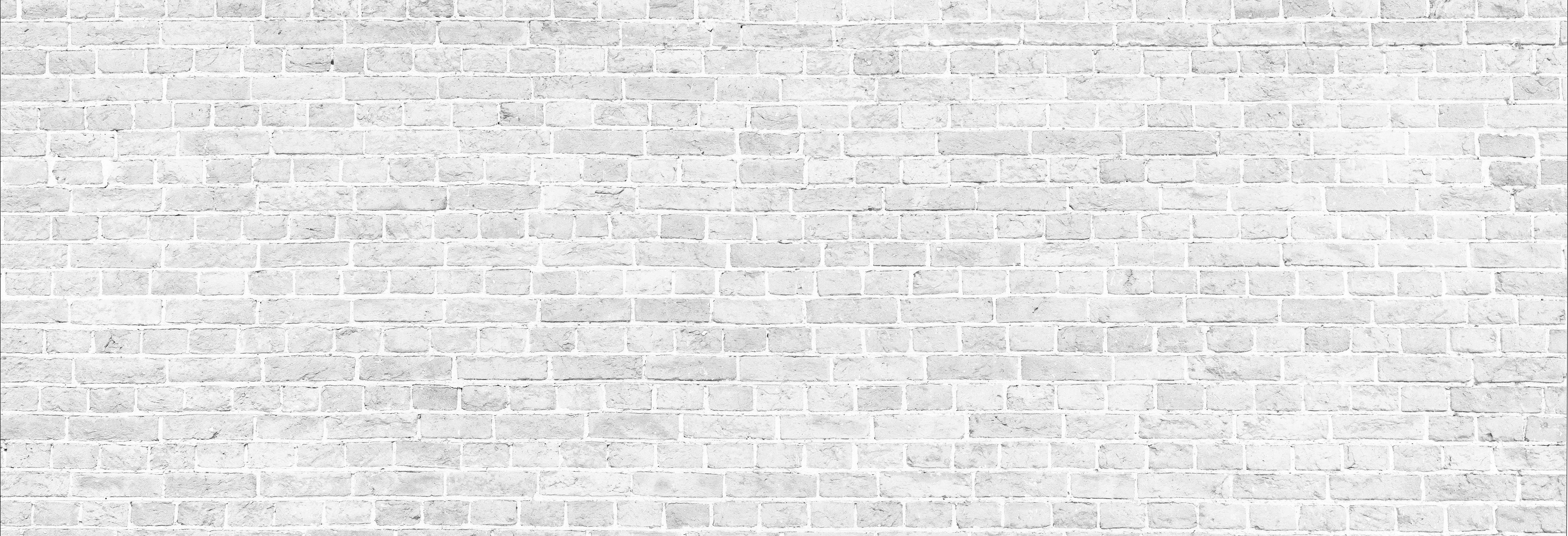 White wash brick wall panorama.